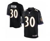 Men's Nike Baltimore Ravens #30 Kenneth Dixon Limited Black Alternate NFL Jersey