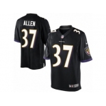 Men's Nike Baltimore Ravens #37 Javorius Allen Limited Black Alternate NFL Jersey