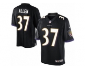 Men's Nike Baltimore Ravens #37 Javorius Allen Limited Black Alternate NFL Jersey