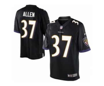 Men's Nike Baltimore Ravens #37 Javorius Allen Limited Black Alternate NFL Jersey