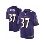 Men's Nike Baltimore Ravens #37 Javorius Allen Limited Purple Team Color NFL Jersey