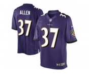 Men's Nike Baltimore Ravens #37 Javorius Allen Limited Purple Team Color NFL Jersey