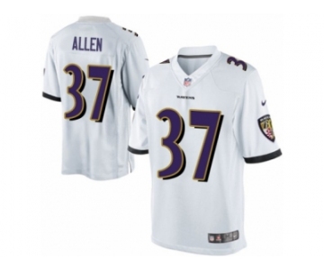 Men's Nike Baltimore Ravens #37 Javorius Allen Limited White NFL Jersey