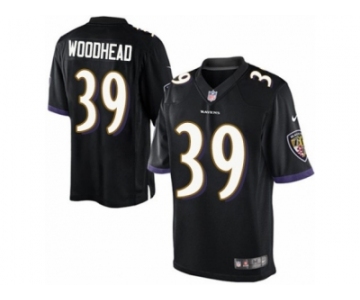 Men's Nike Baltimore Ravens #39 Danny Woodhead Limited Black Alternate NFL Jersey