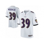 Men's Nike Baltimore Ravens #39 Danny Woodhead Limited White NFL Jersey