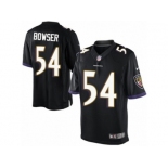 Men's Nike Baltimore Ravens #54 Tyus Bowser Limited Black Alternate NFL Jersey