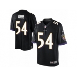 Men's Nike Baltimore Ravens #54 Zach Orr Limited Black Alternate NFL Jersey