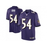 Men's Nike Baltimore Ravens #54 Zach Orr Limited Purple Team Color NFL Jersey