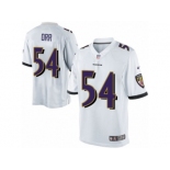 Men's Nike Baltimore Ravens #54 Zach Orr Limited White NFL Jersey