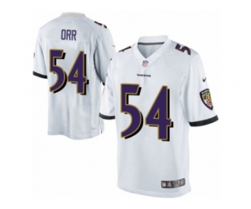 Men's Nike Baltimore Ravens #54 Zach Orr Limited White NFL Jersey