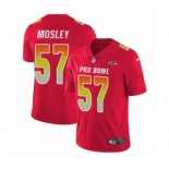 Men's Nike Baltimore Ravens #57 C.J. Mosley Limited Red AFC 2019 Pro Bowl NFL Jersey