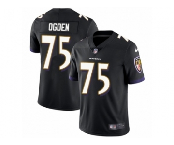 Men's Nike Baltimore Ravens #75 Jonathan Ogden Vapor Untouchable Limited Black Alternate NFL Jersey