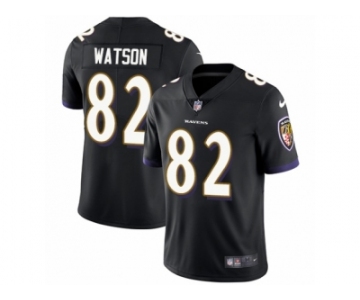 Men's Nike Baltimore Ravens #82 Benjamin Watson Vapor Untouchable Limited Black Alternate NFL Jersey