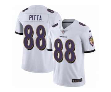 Men's Nike Baltimore Ravens #88 Dennis Pitta Vapor Untouchable Limited White NFL Jersey