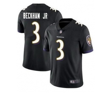 Nike Baltimore Ravens #3 Odell Beckham Jr Black Vapor Untouchable Limited JerseyNike Baltimore Ravens #3 Odell Beckham Jr Black Vapor Untouchable Limited J