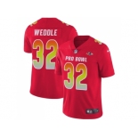 Nike Baltimore Ravens #32 Eric Weddle Red Men Stitched NFL Limited AFC 2018 Pro Bowl Jersey