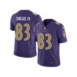 Nike Baltimore Ravens #83 Willie Snead IV Purple Men Stitched NFL Limited Rush Jersey