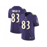 Nike Baltimore Ravens #83 Willie Snead IV Purple Team Color Men Stitched NFL Vapor Untouchable Limited Jersey