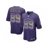 Nike Baltimore Ravens #89 Steve Smith Sr Purple Team Color Men's Stitched NFL Limited Strobe Jersey