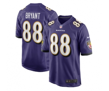 Nike Ravens #88 Bryant Purple Team Color Men's Stitched NFL Vapor Untouchable Limited Jersey