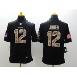 nike nfl jerseys baltimore ravens #12 jones black[salute to service limited]