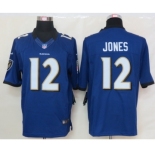 nike nfl jerseys baltimore ravens #12 jones purple[nike limited]