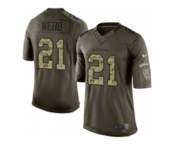 nike nfl jerseys baltimore ravens #21 webb army green[nike Limited Salute To Service]