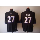 nike nfl jerseys baltimore ravens #27 ray rice black[nike limited]