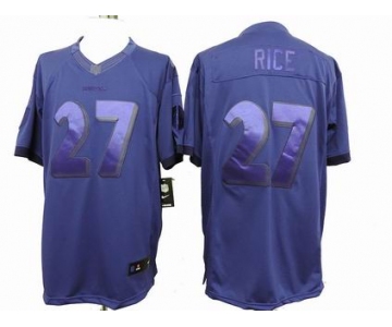 nike nfl jerseys baltimore ravens #27 ray rice purple[drenched limited]