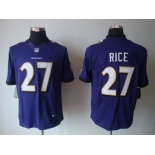 nike nfl jerseys baltimore ravens #27 ray rice purple[nike limited]