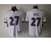 nike nfl jerseys baltimore ravens #27 ray rice white[nike limited]