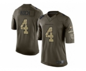 nike nfl jerseys baltimore ravens #4 koch army green[nike Limited Salute To Service]