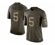 nike nfl jerseys baltimore ravens #5 flacco army green[nike Limited Salute To Service]