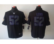 nike nfl jerseys baltimore ravens #52 r.lewis black[nike impact limited]