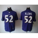 nike nfl jerseys baltimore ravens #52 r.lewis purple[nike limited]