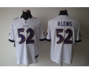 nike nfl jerseys baltimore ravens #52 r.lewis white[nike limited]