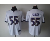 nike nfl jerseys baltimore ravens #55 suggs white[nike limited]