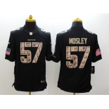 nike nfl jerseys baltimore ravens #57 mosley black[salute to service limited]