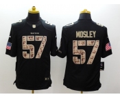 nike nfl jerseys baltimore ravens #57 mosley black[salute to service limited]