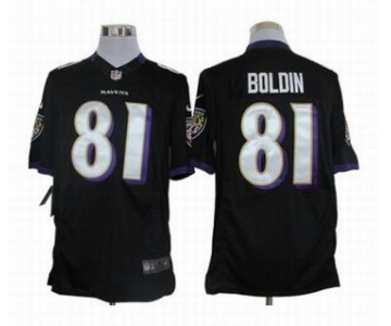 nike nfl jerseys baltimore ravens #81 anquan boldin black[nike limited]