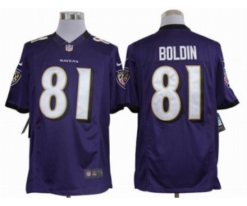 nike nfl jerseys baltimore ravens #81 anquan boldin purple[nike limited]