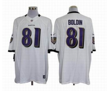 nike nfl jerseys baltimore ravens #81 anquan boldin white[nike limited]