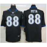 nike nfl jerseys baltimore ravens #88 pitta black[nike limited]