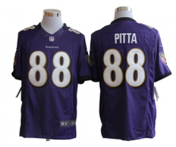 nike nfl jerseys baltimore ravens #88 pitta purple[nike limited]