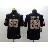 nike nfl jerseys baltimore ravens #89 smithsr black[salute to service limited]