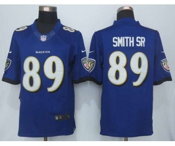 nike nfl jerseys baltimore ravens #89 smithsr purple[nike Limited]