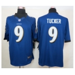 nike nfl jerseys baltimore ravens #9 tucker purple[nike limited]