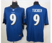 nike nfl jerseys baltimore ravens #9 tucker purple[nike limited]