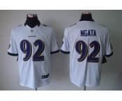 nike nfl jerseys baltimore ravens #92 ngata white[nike limited]