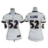 Nike women nfl jerseys baltimore ravens #52 r.lewis white[nike]